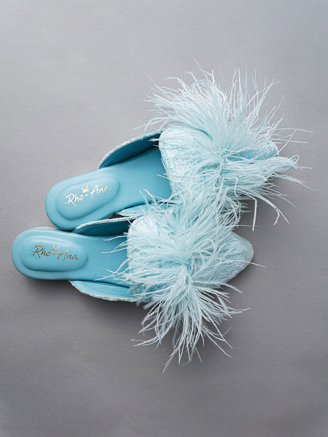 Rhe-Ana Pointed Toe Party Fabric Mules