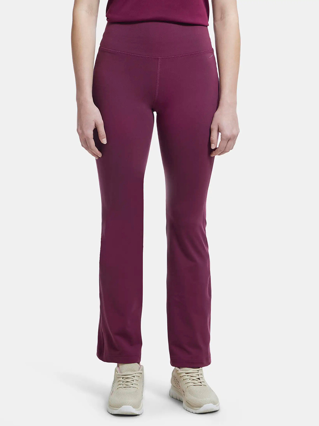 Jockey Microfiber Stretch Regular Fit Flared Pant with StayFresh Treatment-MW77