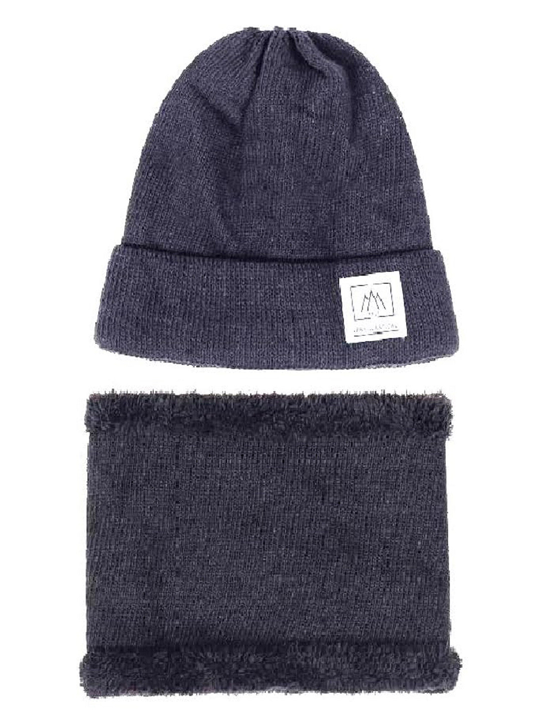 Zacharias Men Woollen Beanie Cap With Neck Muffler