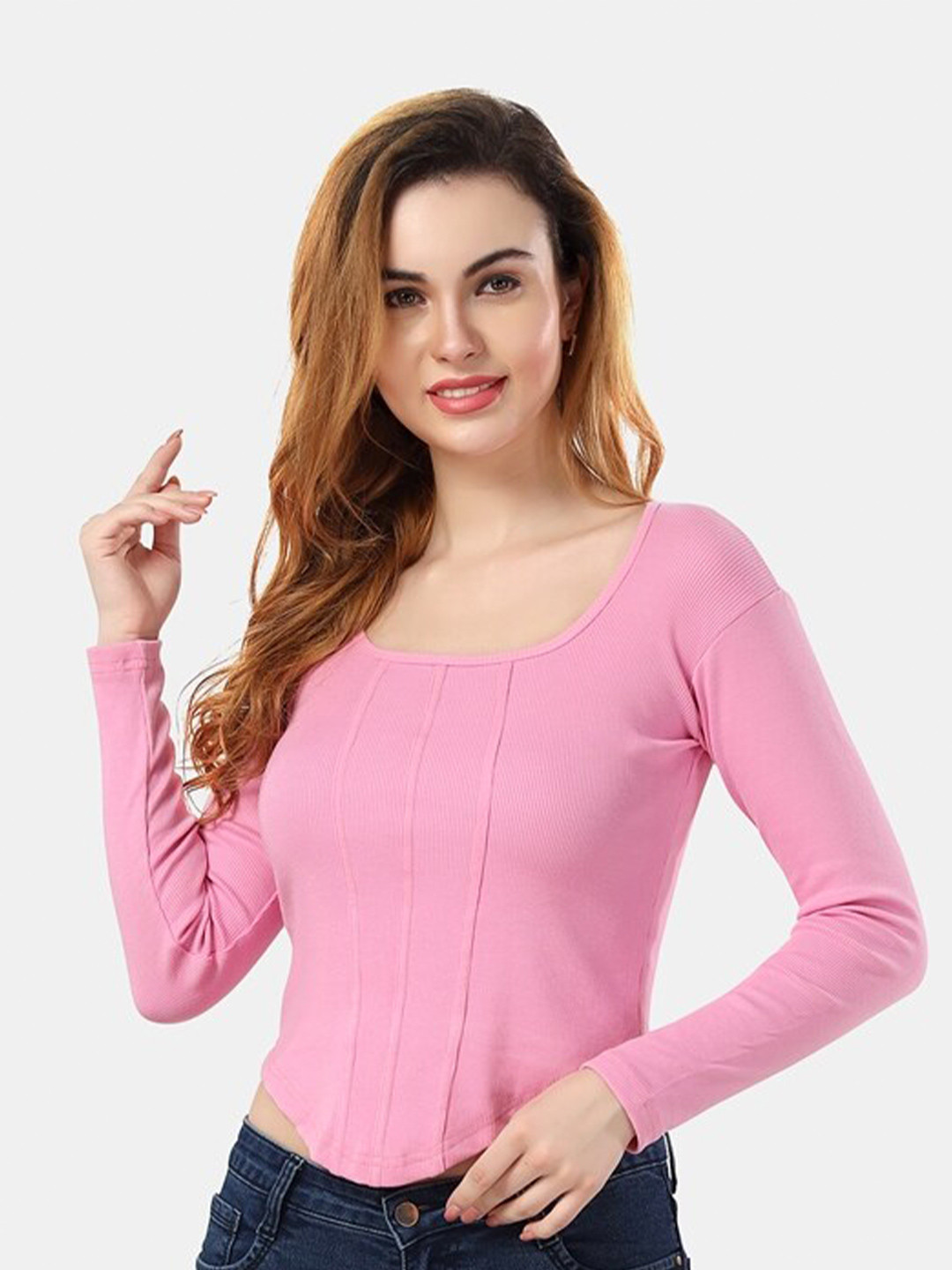 Fabme Square Neck Cotton Top
