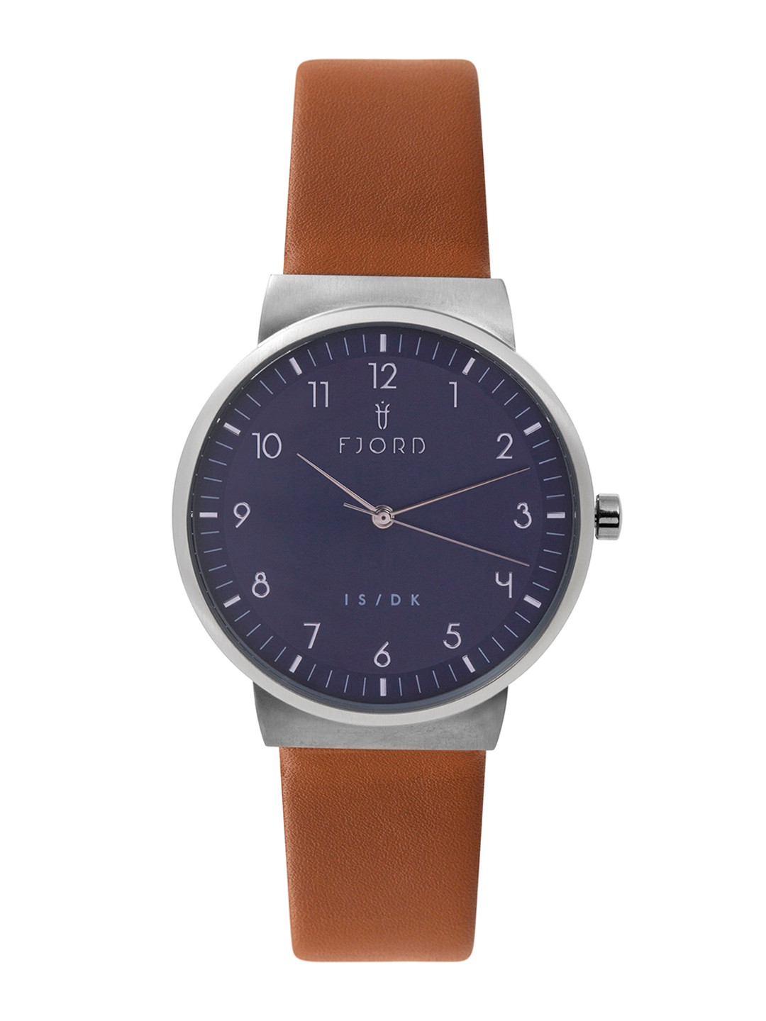 FJORD Men Printed Dial & Leather Straps Analogue Watch FJ-3036-04