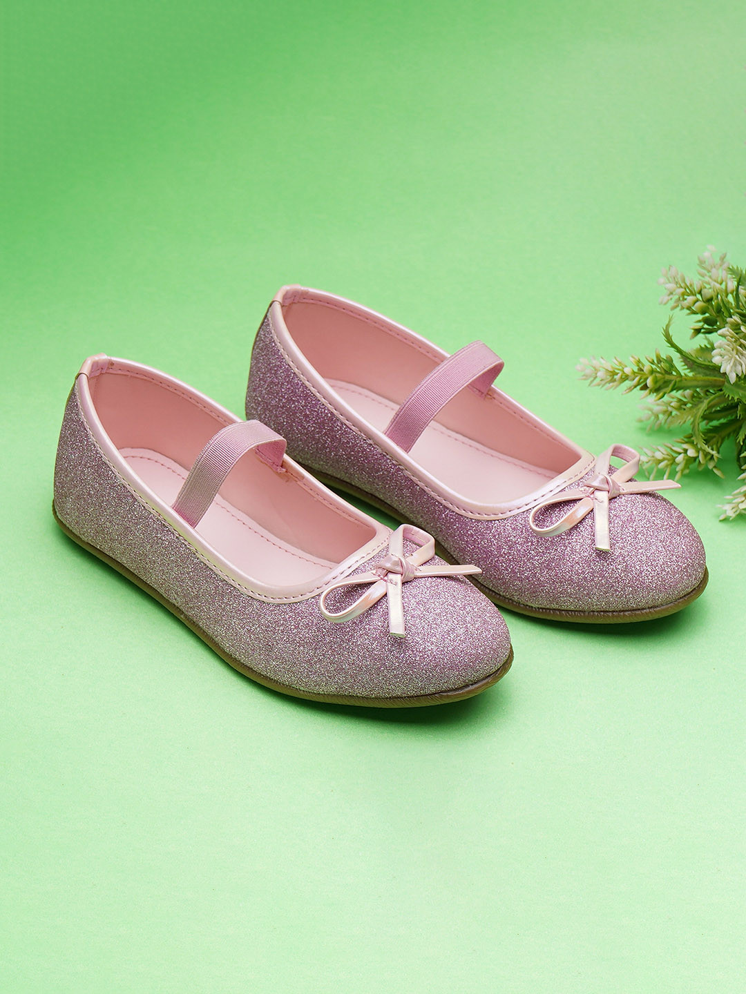 BOYZ N GALZ Girls Embellished Bow Detail Mary Jane