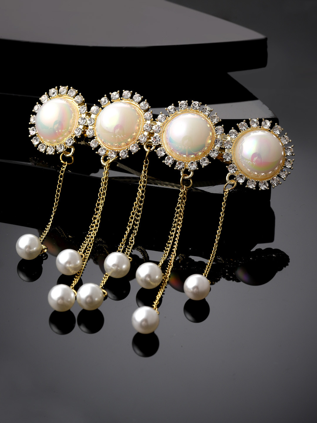 PANASH Embellished French Barrette