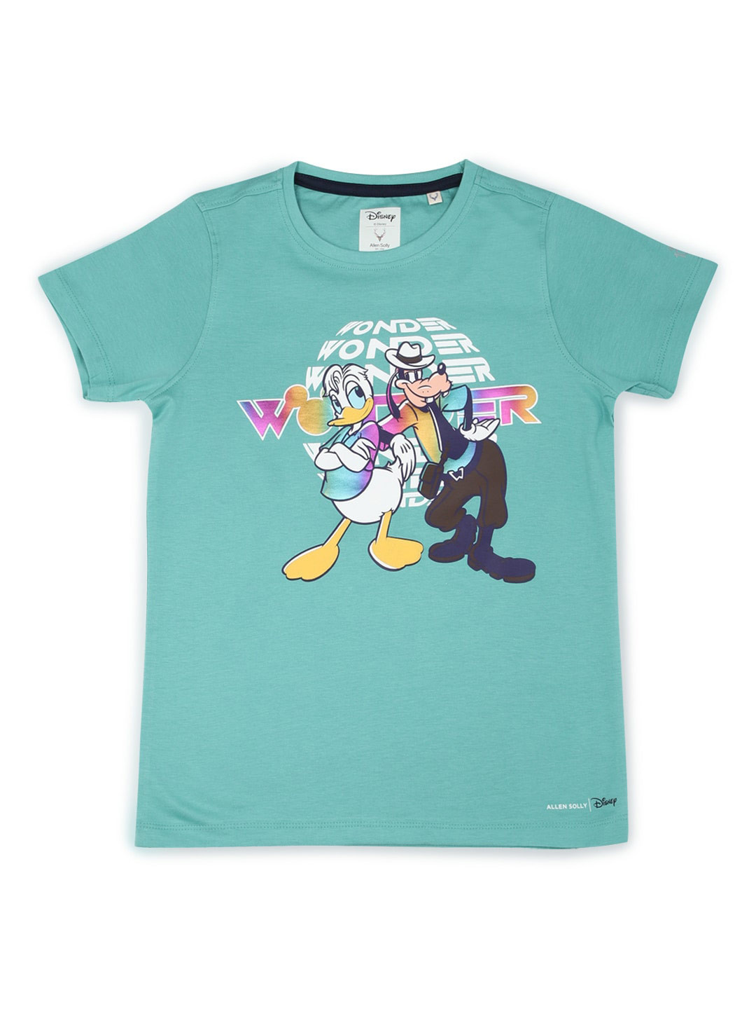 Allen Solly Junior Boys Donald Duck & Goofy Printed Cotton Regular T-shirt