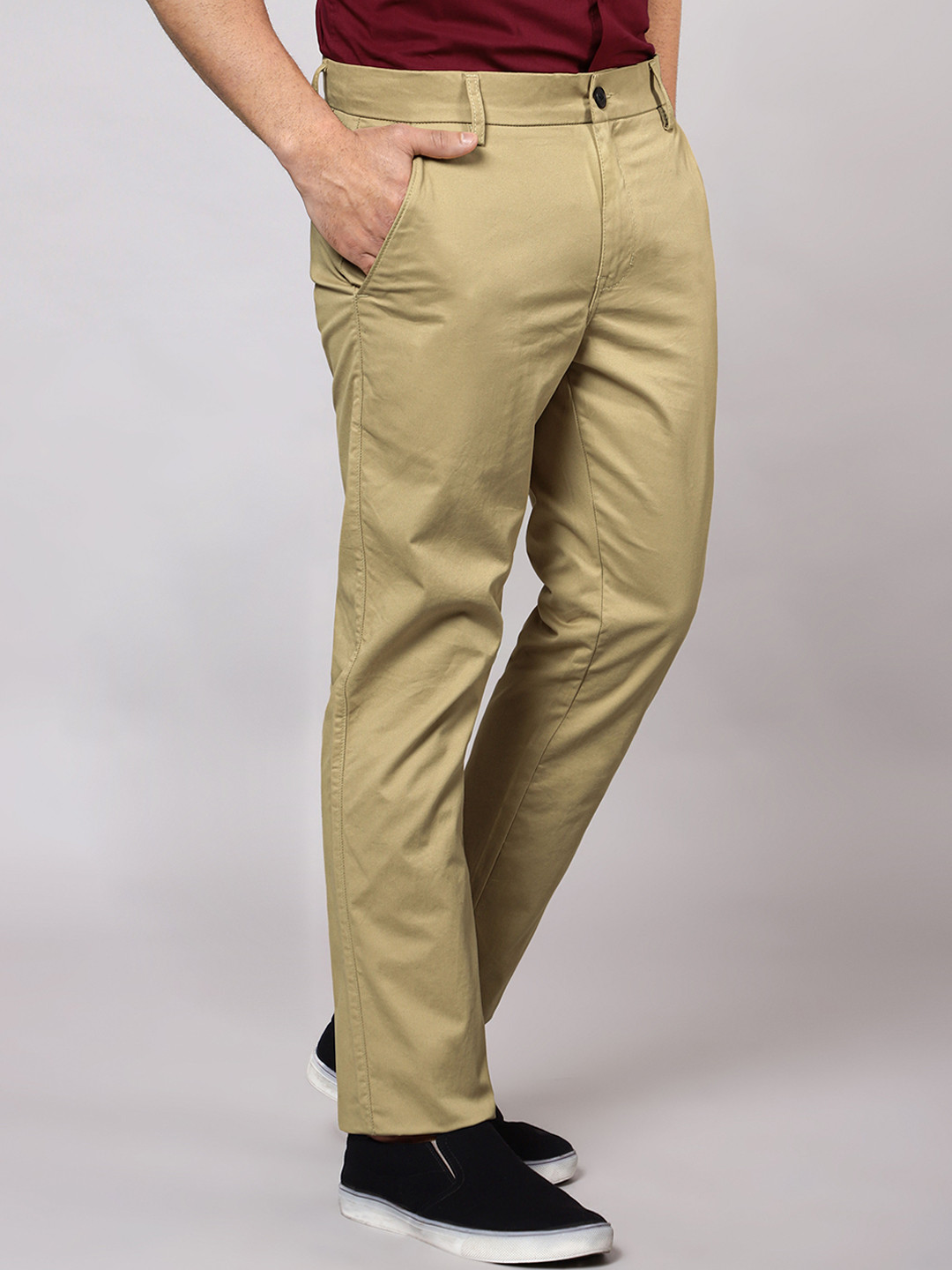 Beyoung Men Slim Fit Chinos Trousers