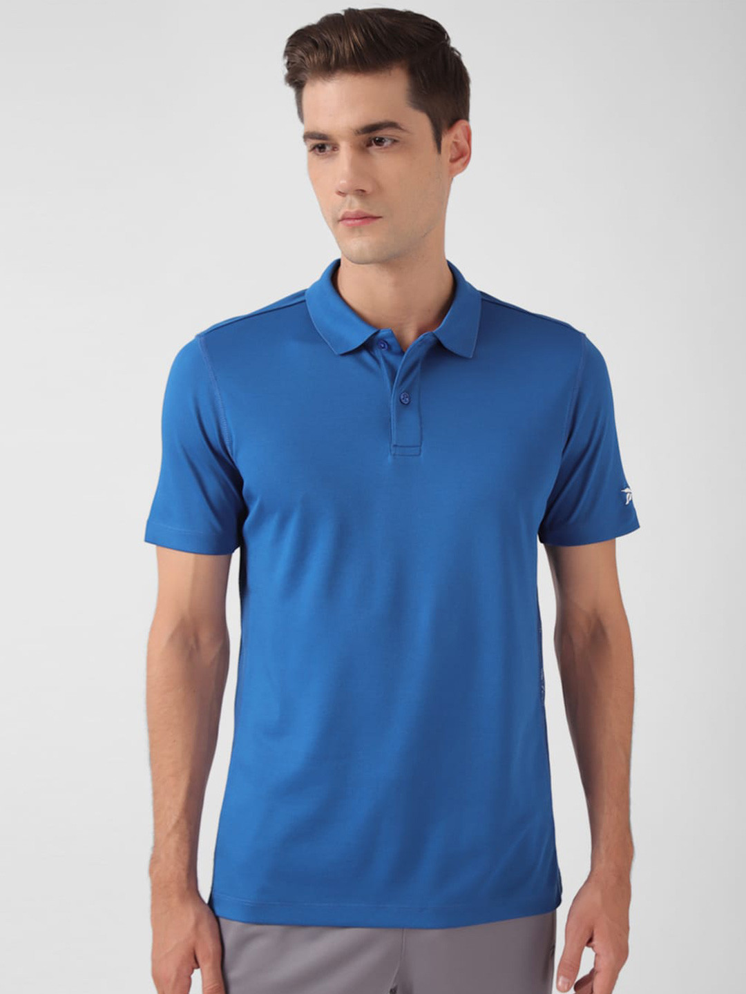 Reebok Training App Slim-Fit Polo Collar T-Shirts