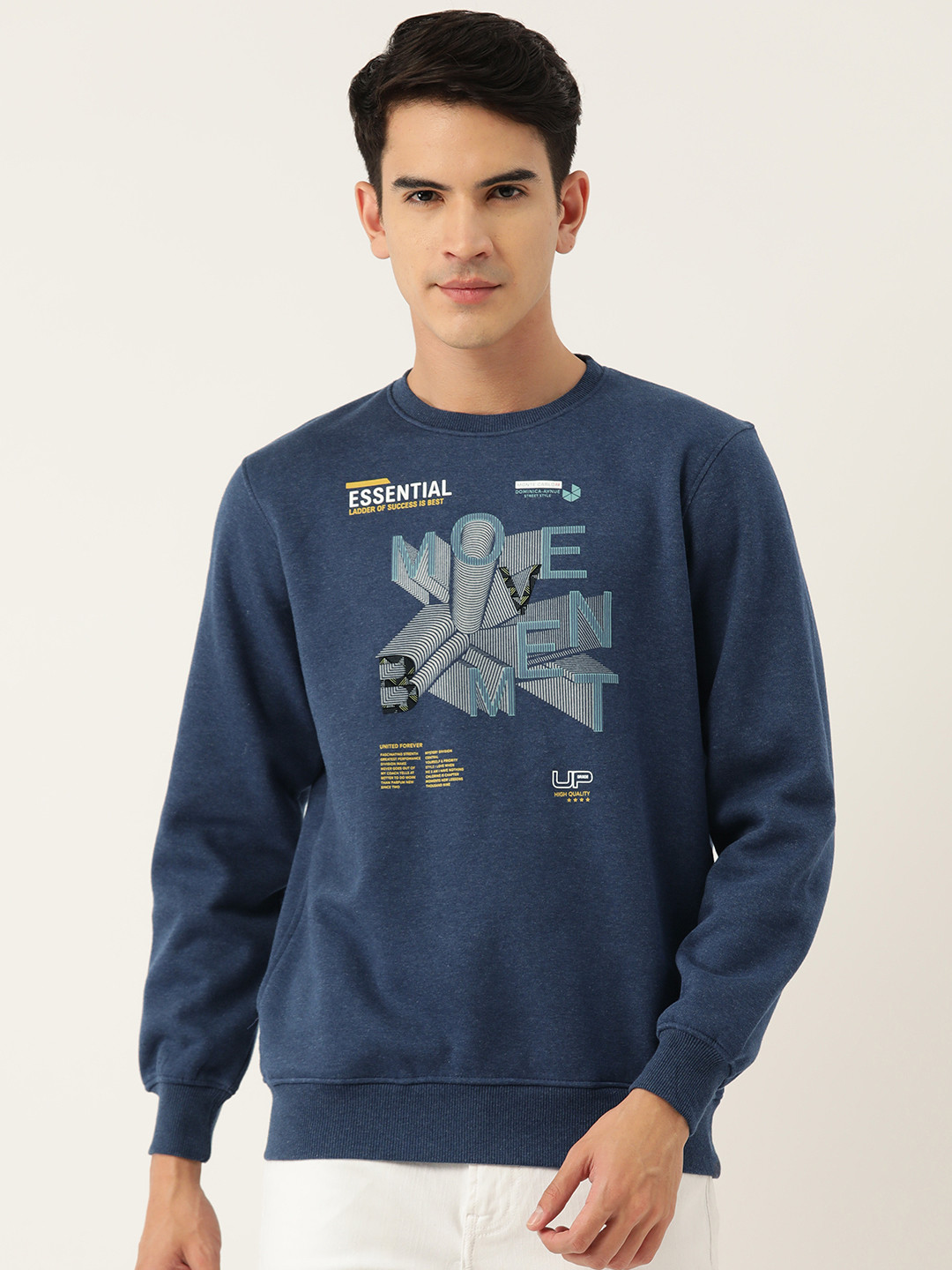 Monte Carlo Cotton Rich Printed Sweatshirt