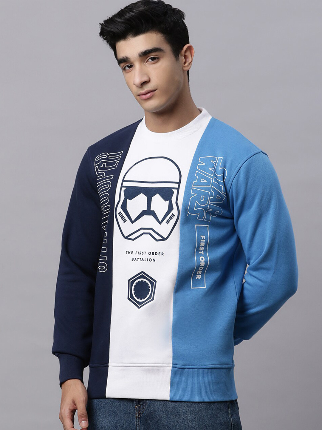 Free Authority STAR WARS Printed Printed Loose Fit Sweatshirt