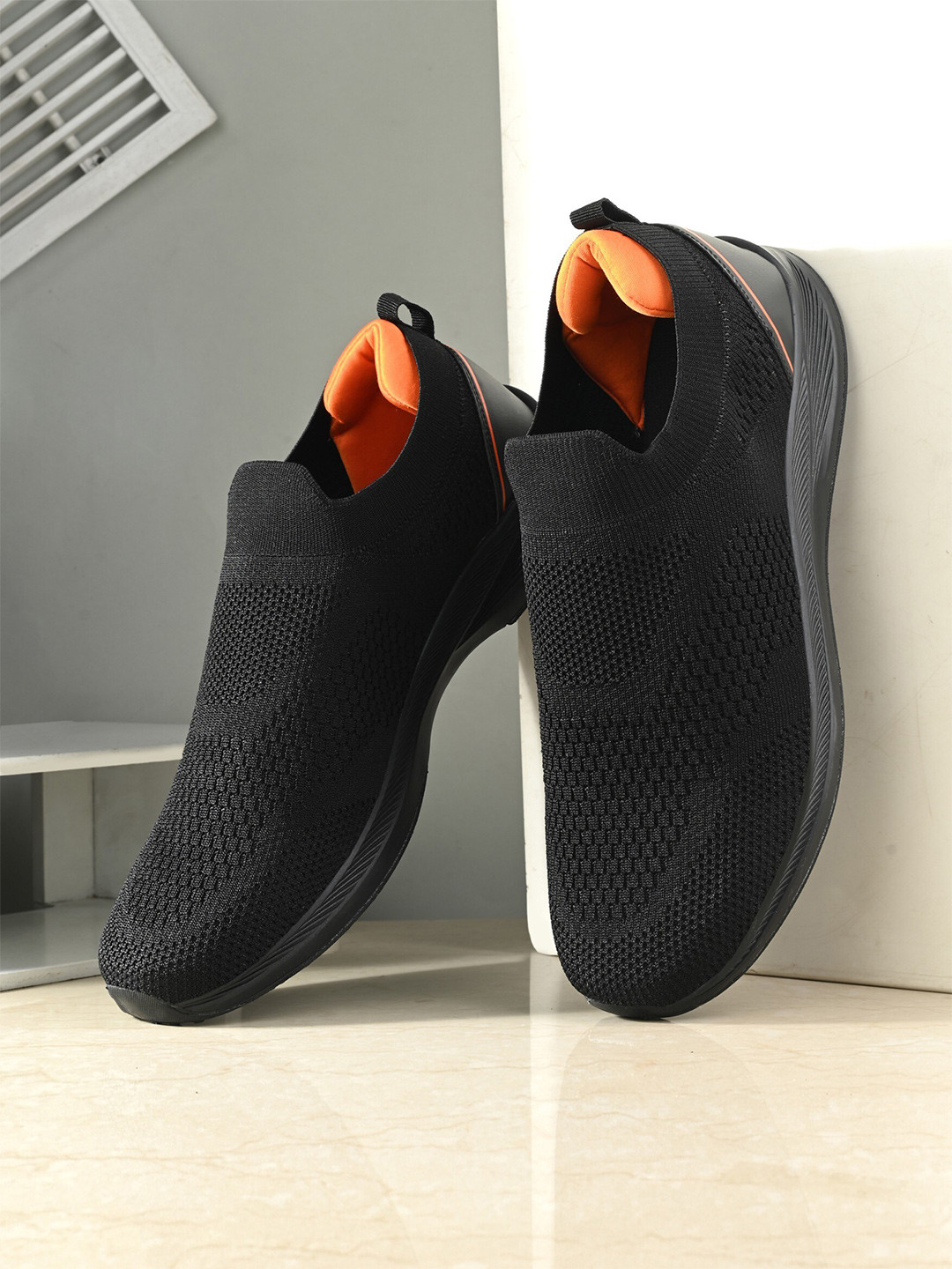 OFF LIMITS Men Mesh Walking Anti-Bacterial Shock Absorption Lightweight Sports Shoes