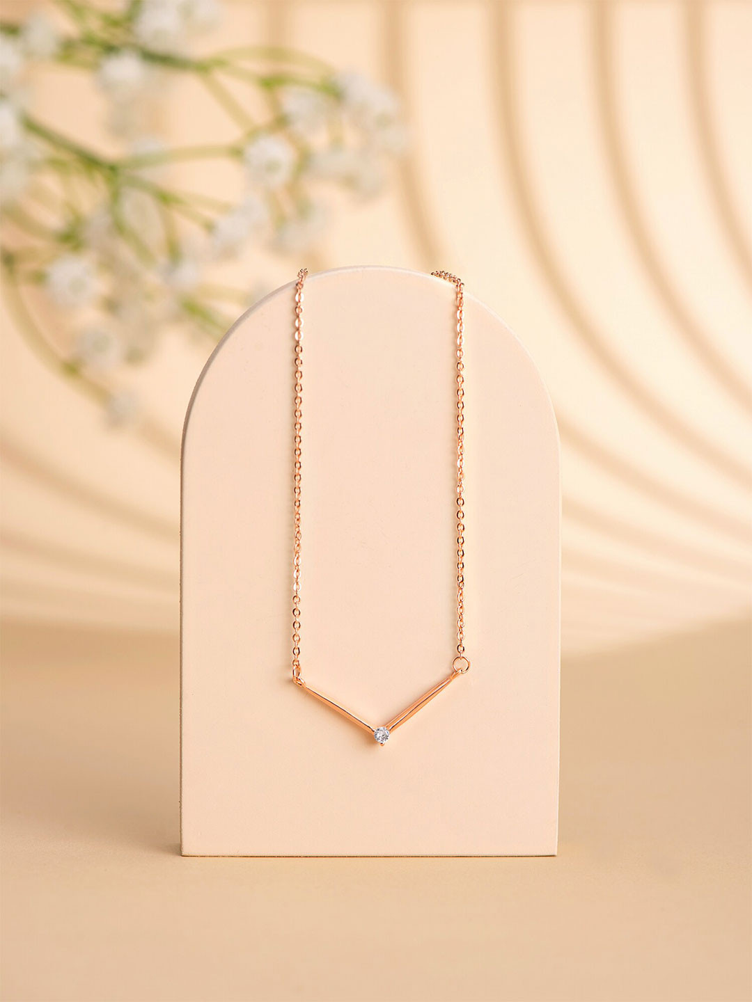 Yellow Chimes Pendant Necklace