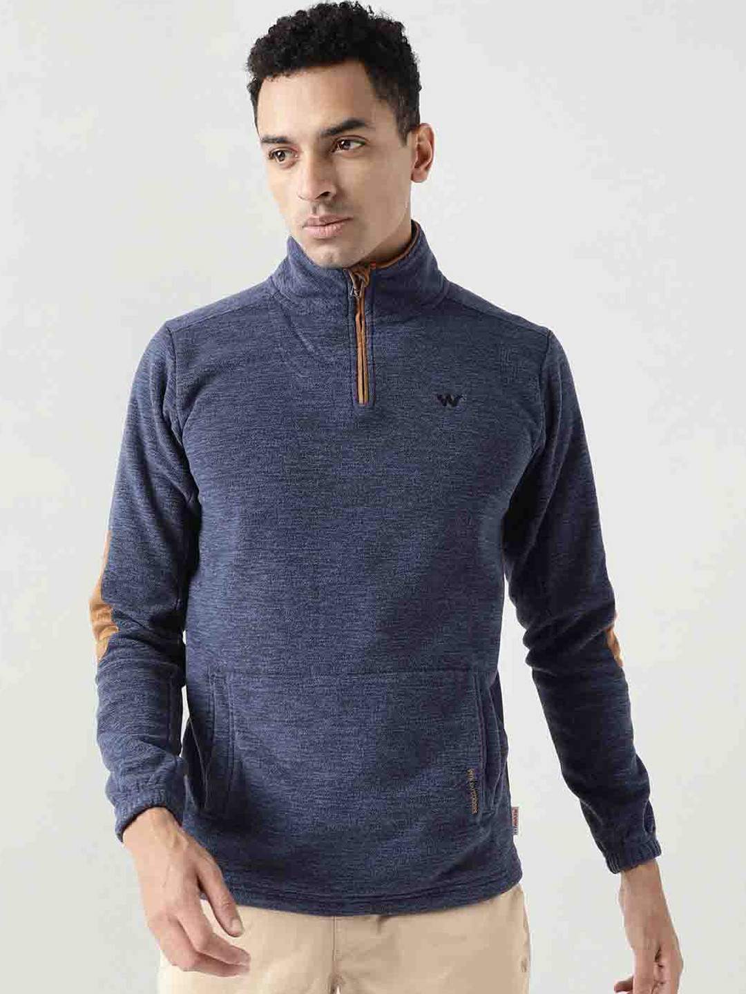 Wildcraft Men Beige Fleece Insulator Tailored Jacket