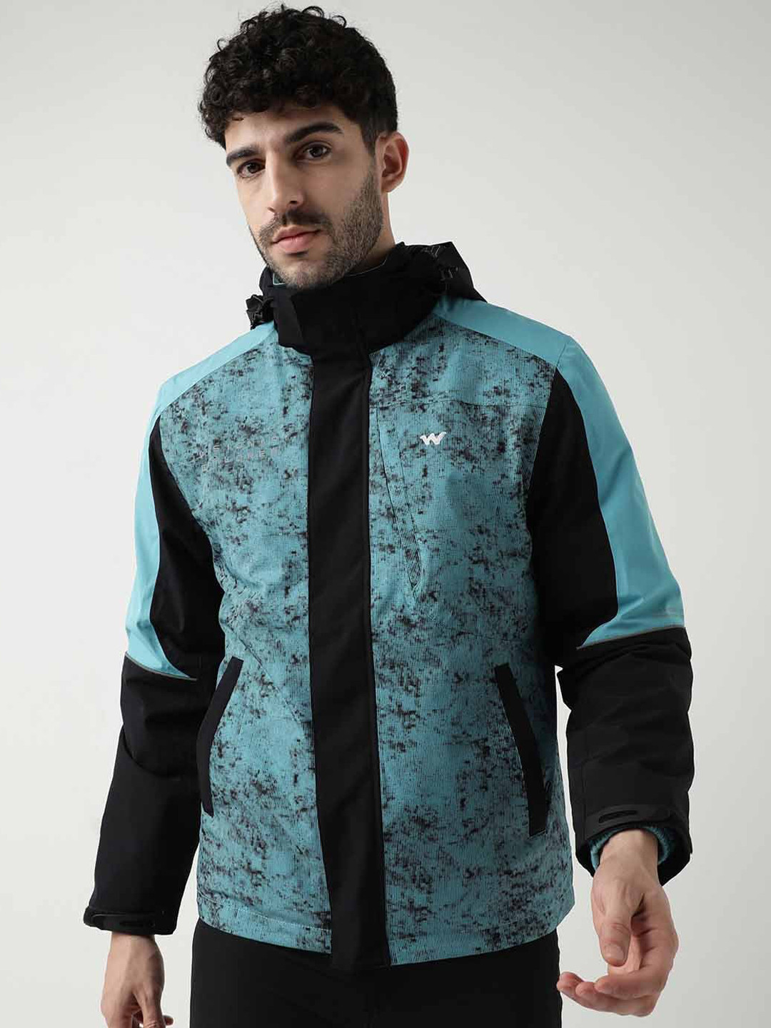 Wildcraft Men Sea Green Fleece Insulator Sporty Jacket