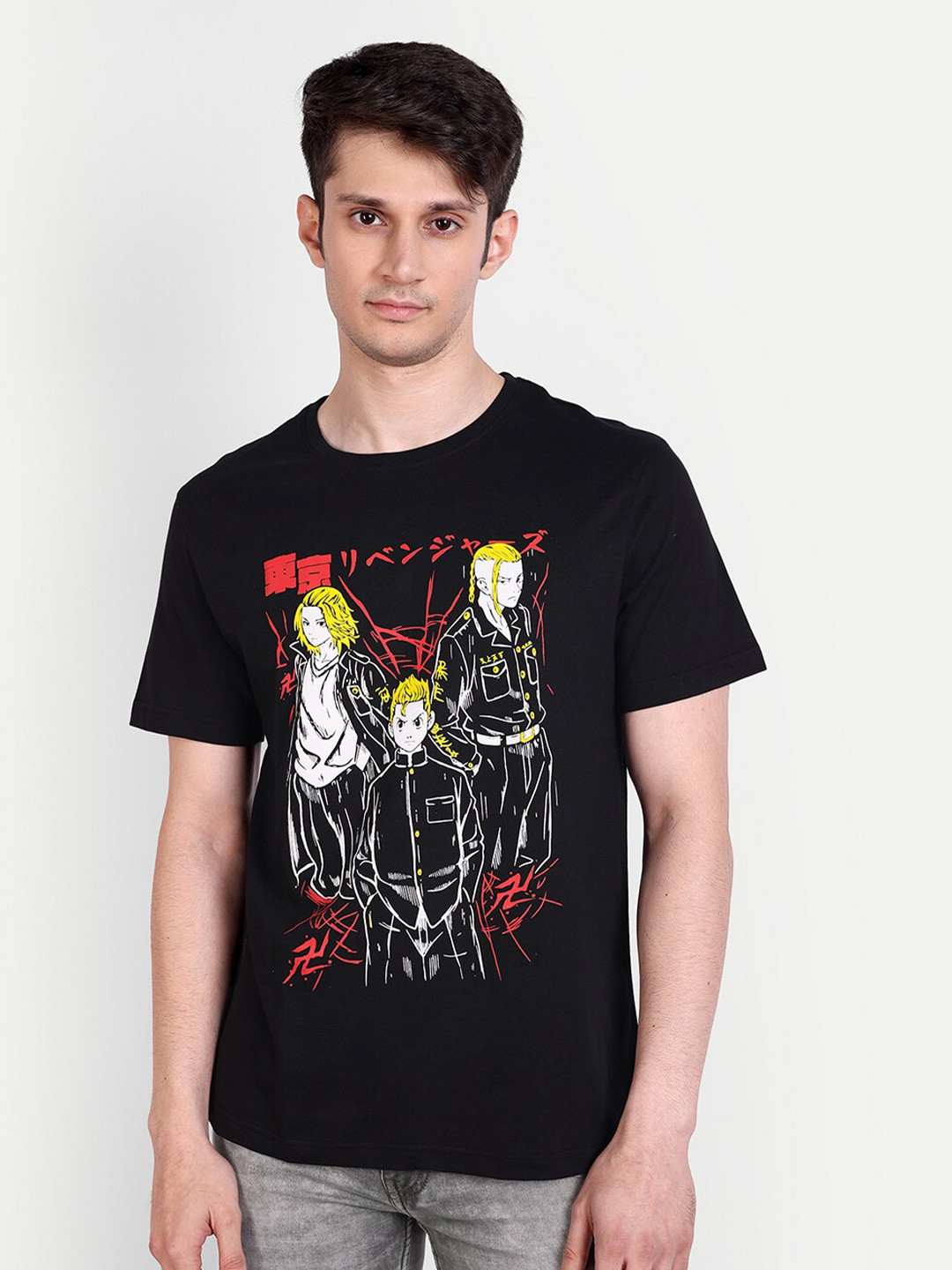 Fans Army Anime Printed Pure Cotton T-shirt