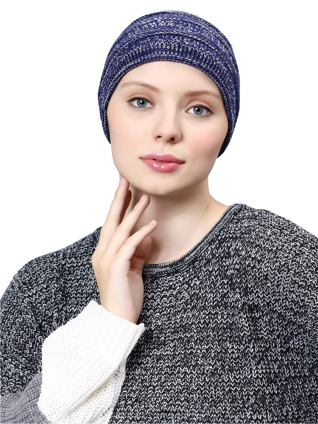 Bharatasya Heathered Winter Knitted Earwarmer bandana Headband