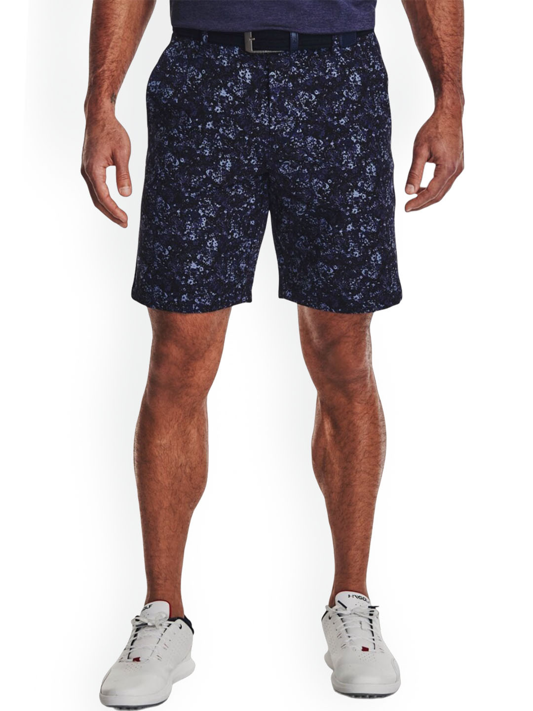 UNDER ARMOUR Men Drive Printed Mid-Rise Sports Shorts