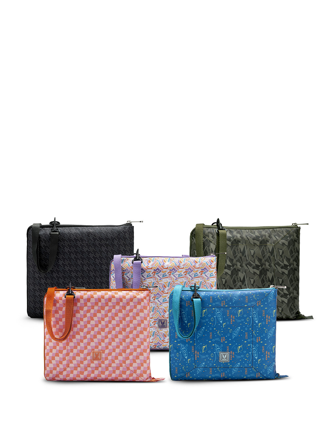 Vaya Printed Mini Lunch Bag With Sling Bag