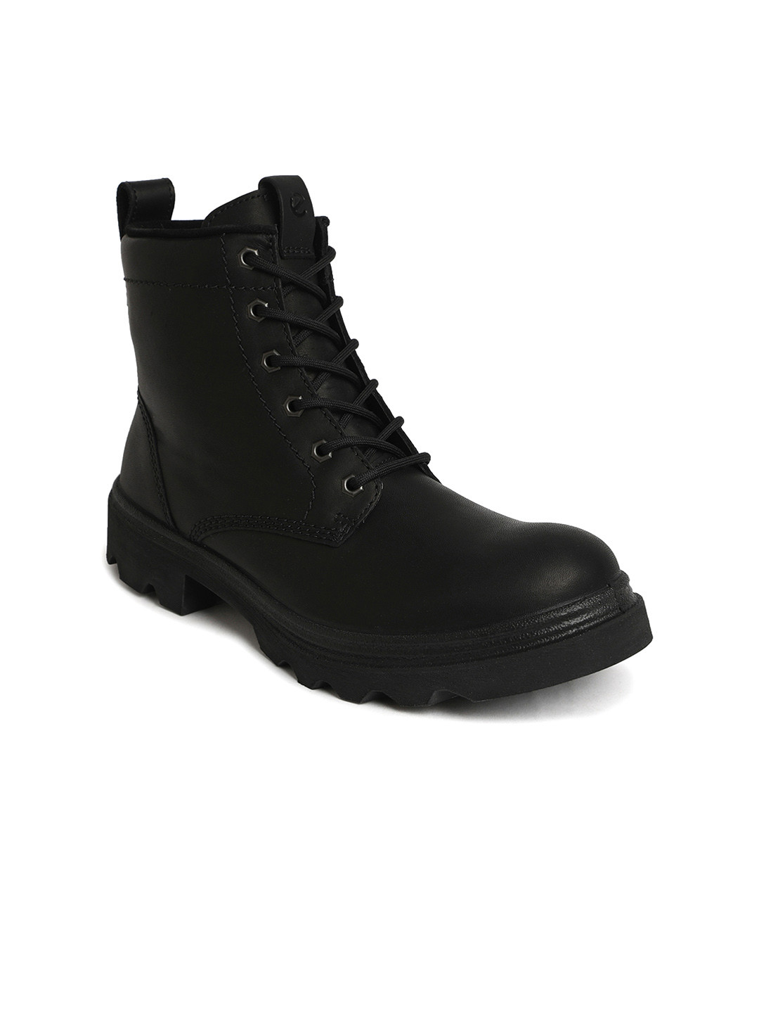 ECCO Women Grainer Black Leather Regular High Cut Boot