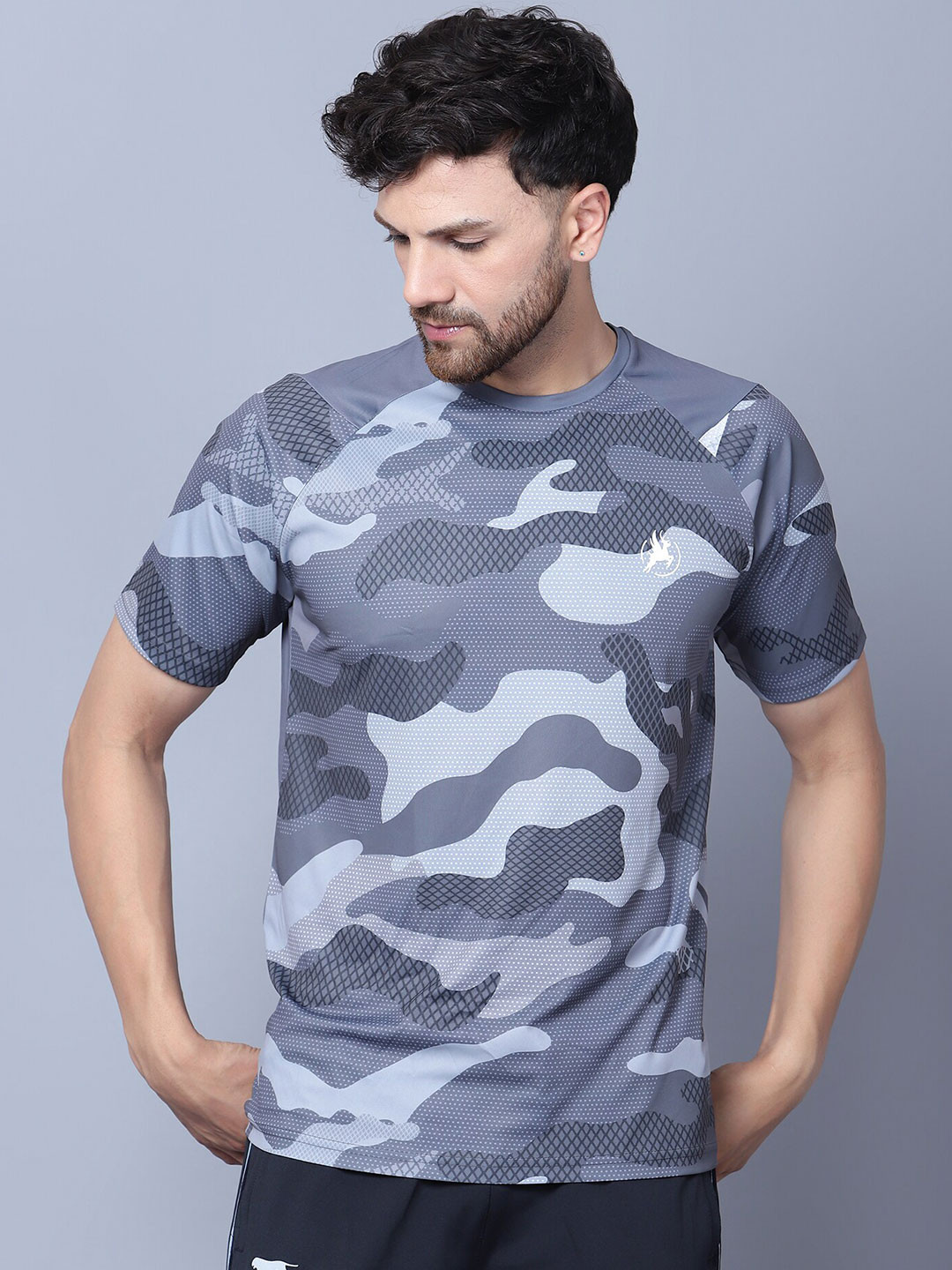 Trenz Camouflage Printed Dri-FIT T-shirt