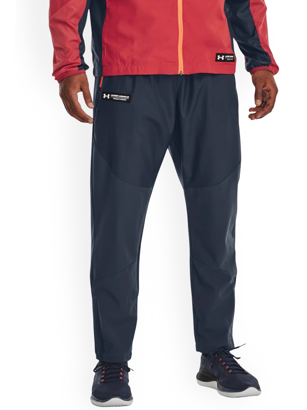 UNDER ARMOUR Men Rush Woven Relaxed Fit Track Pants