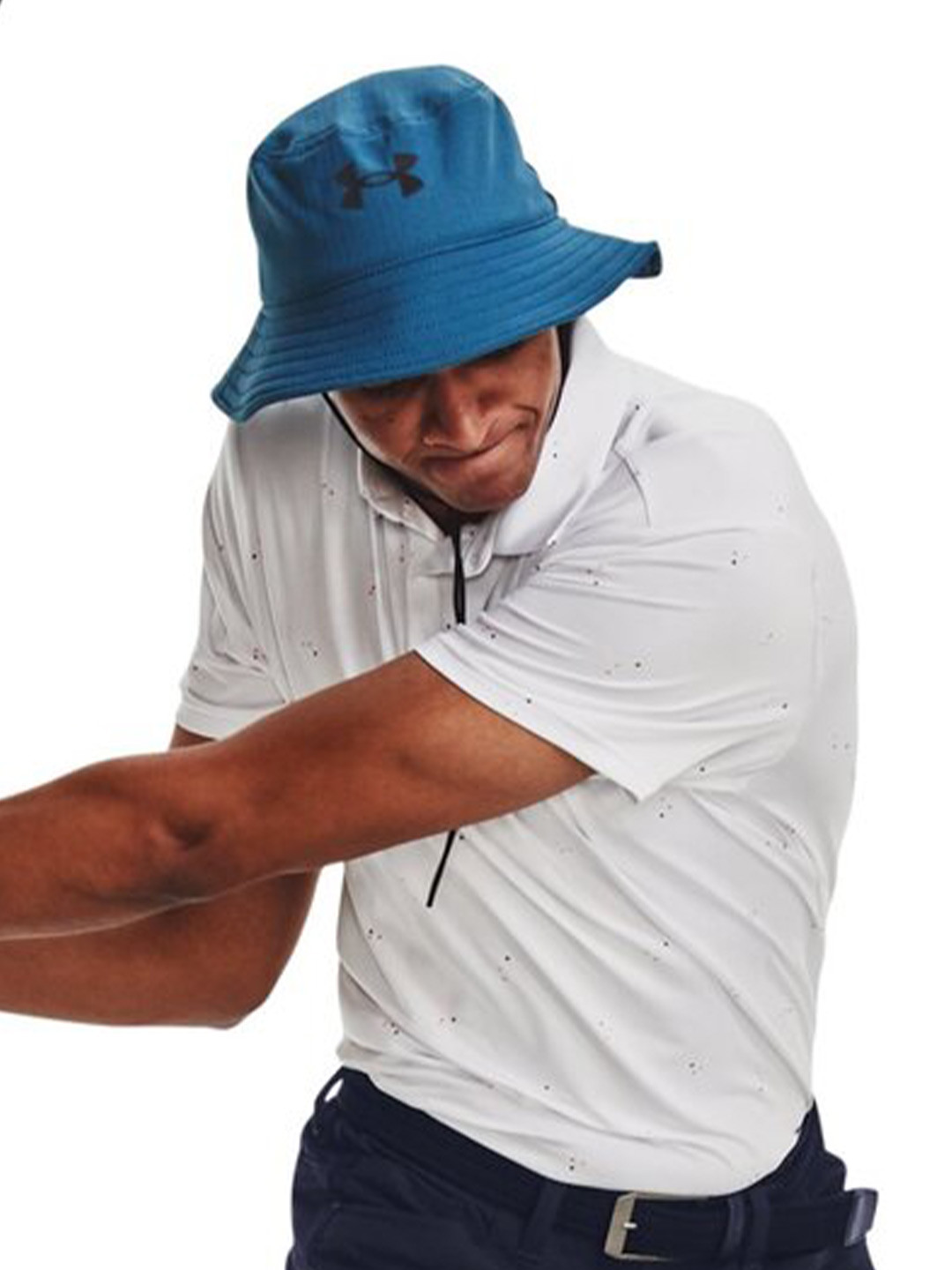 UNDER ARMOUR Playoff 3.0 Graphic Printed Polo Collar T-shirt