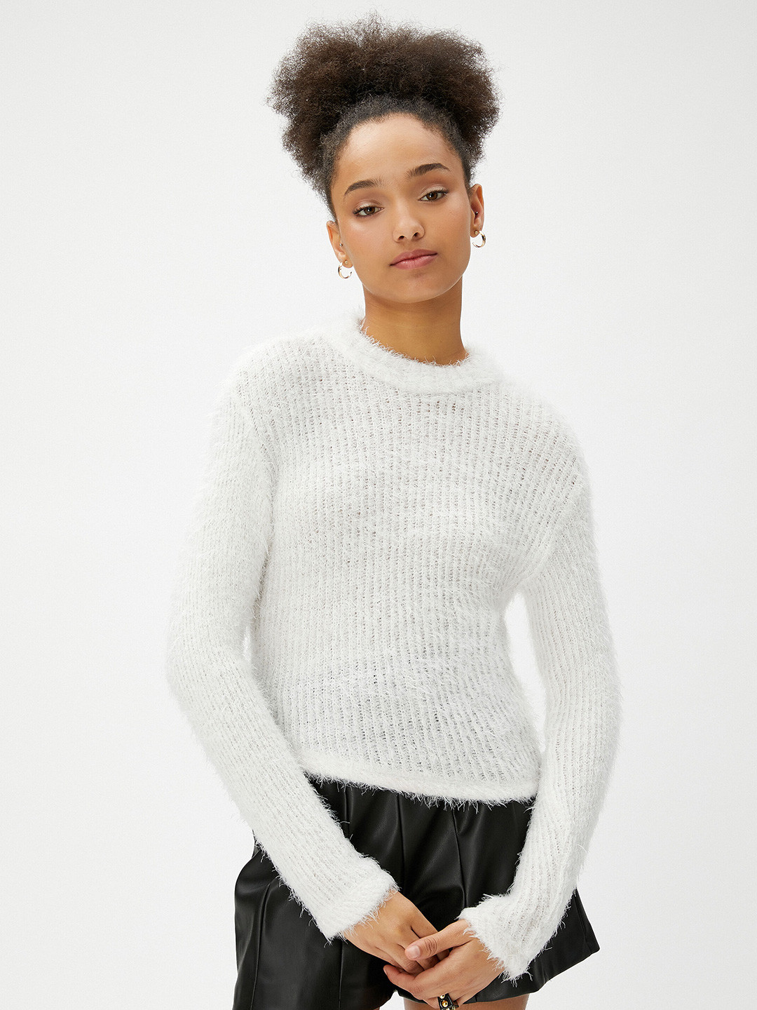 Koton Self Design Regular Top