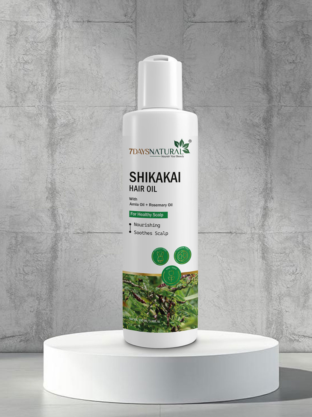 7DAYSNATURAL Shikakai Herbal Hair Oil Growth - 100ml