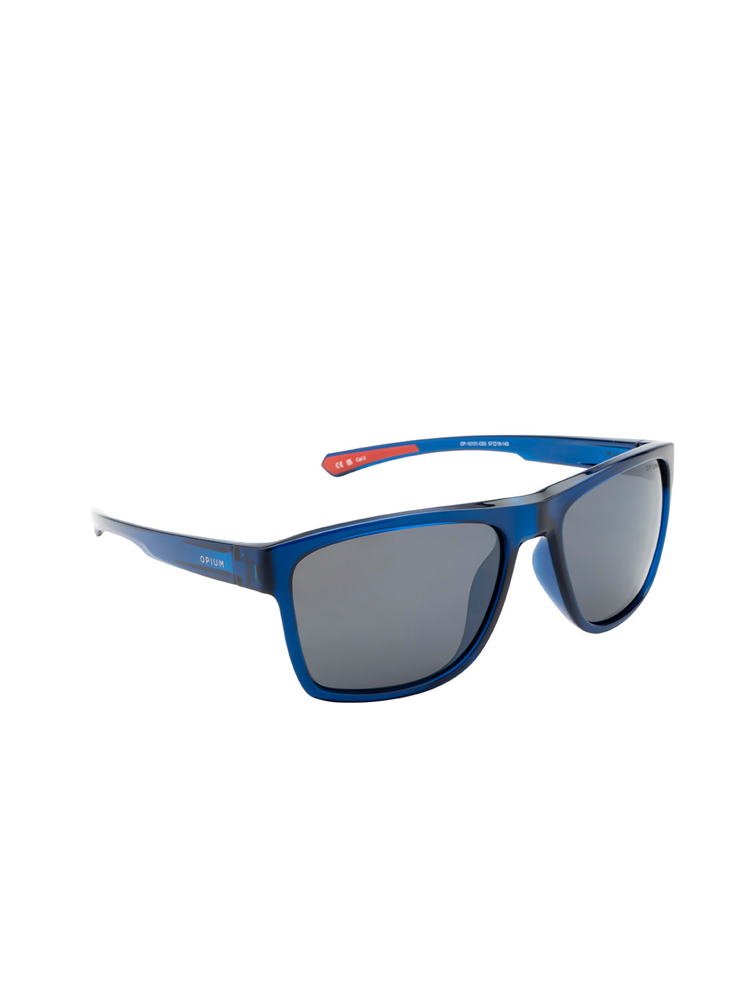 OPIUM Men Wayfarer Sunglasses With Polarised And UV Protected Lens OP-10151-C03-57