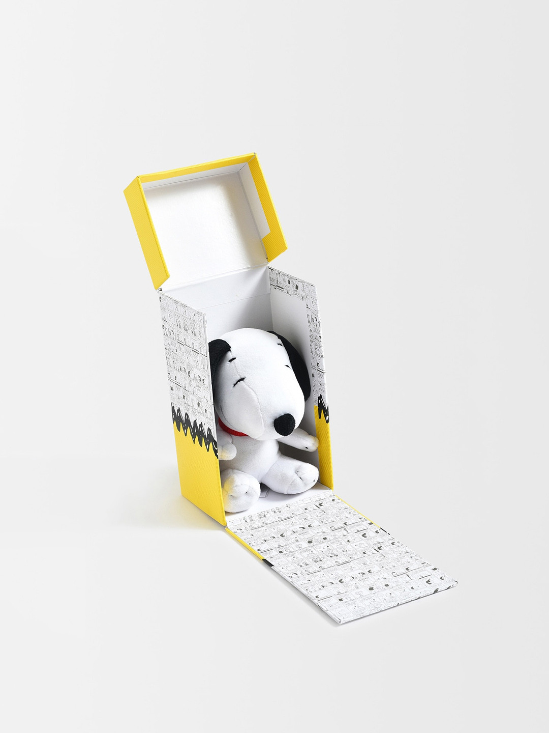 MiArcus Peanuts Mini Snoopy Beagle Soft Plush Toy White - Height 13 Cm