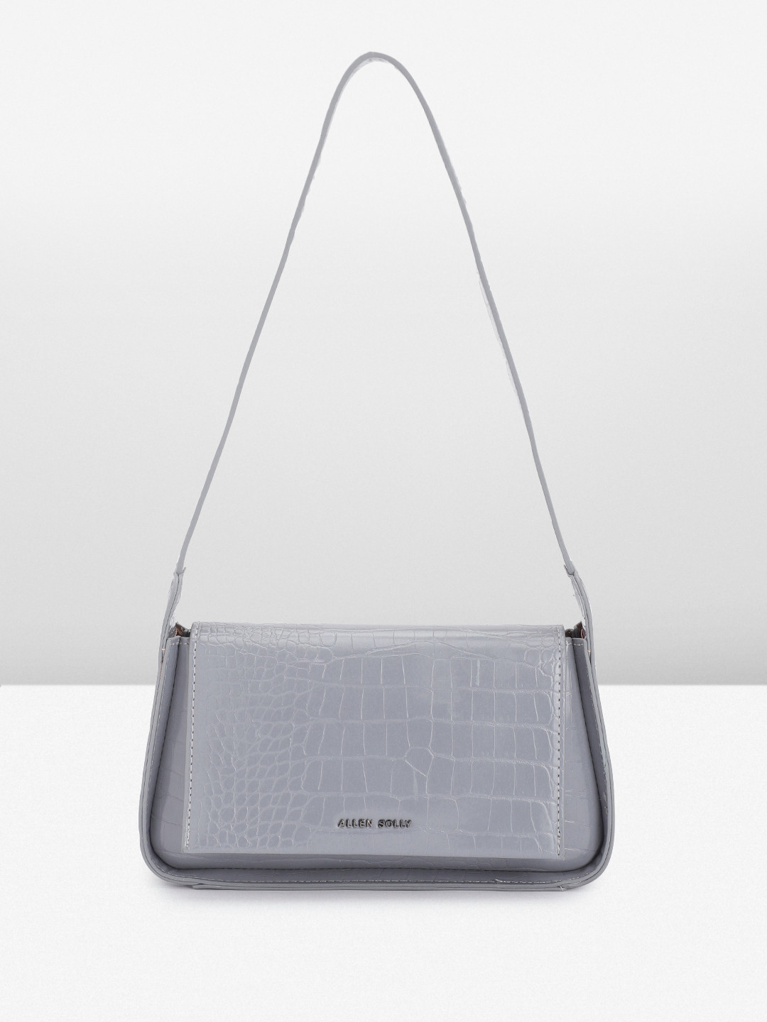 Allen Solly Animal Textured Baguette Style Shoulder Bag