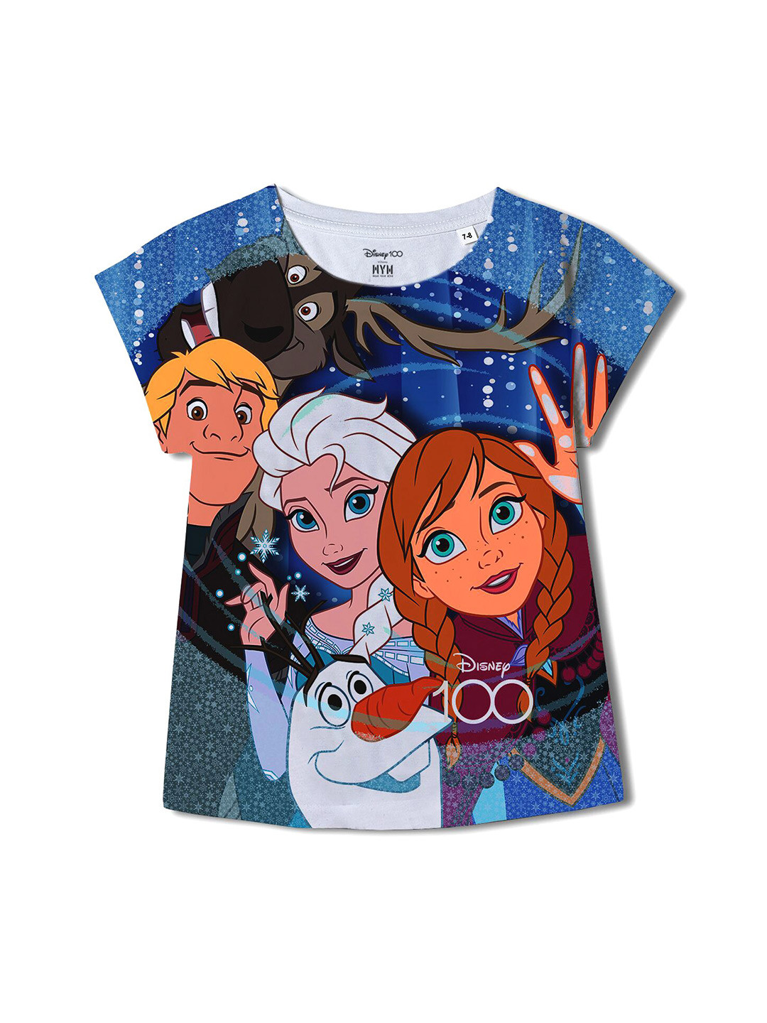 Wear Your Mind Girls Frozen Printed Tshirts