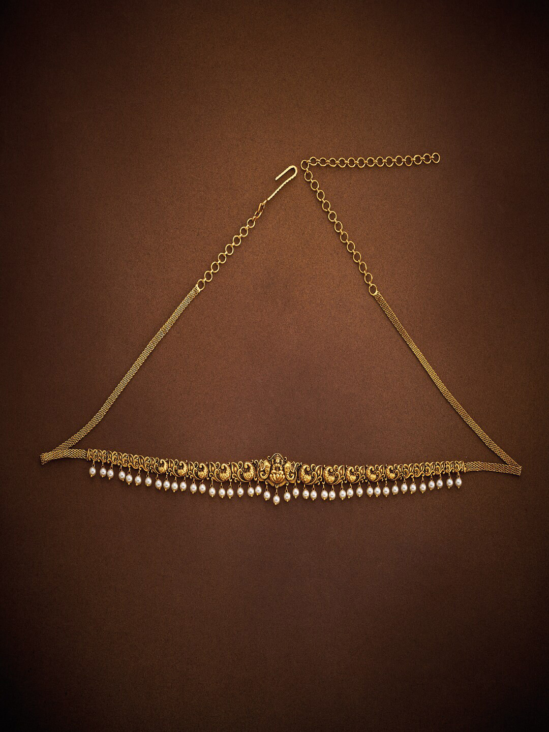 Kushal's Fashion Jewellery Gold-Plated Ethnic Antique Kamarbandh
