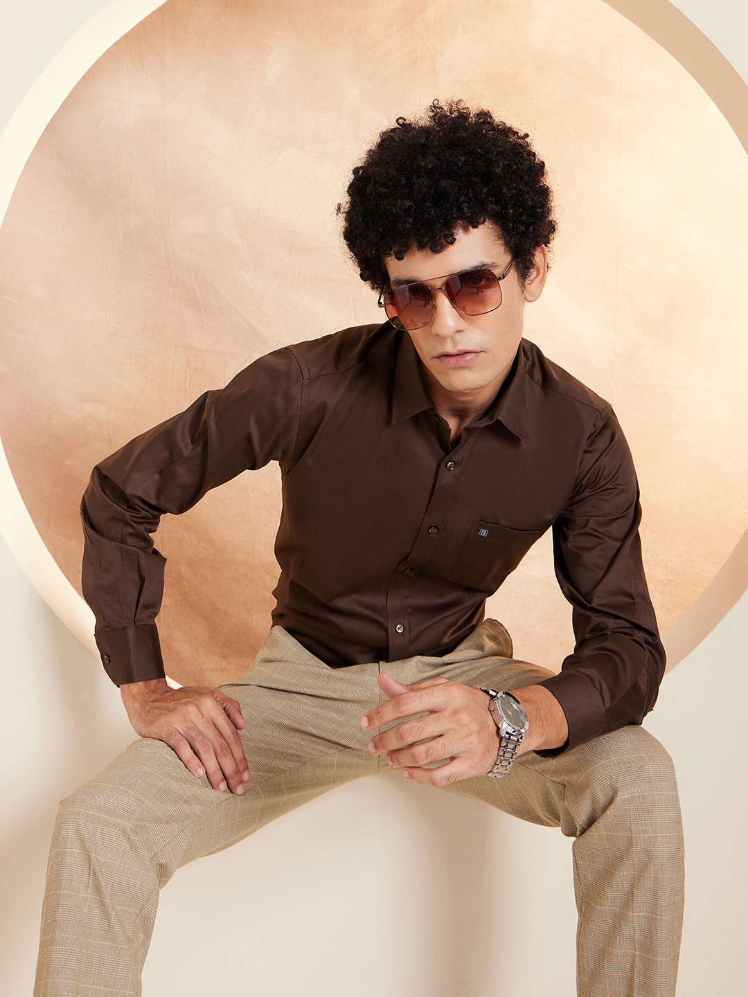 DENNISON Smart Solid Opaque Shirt