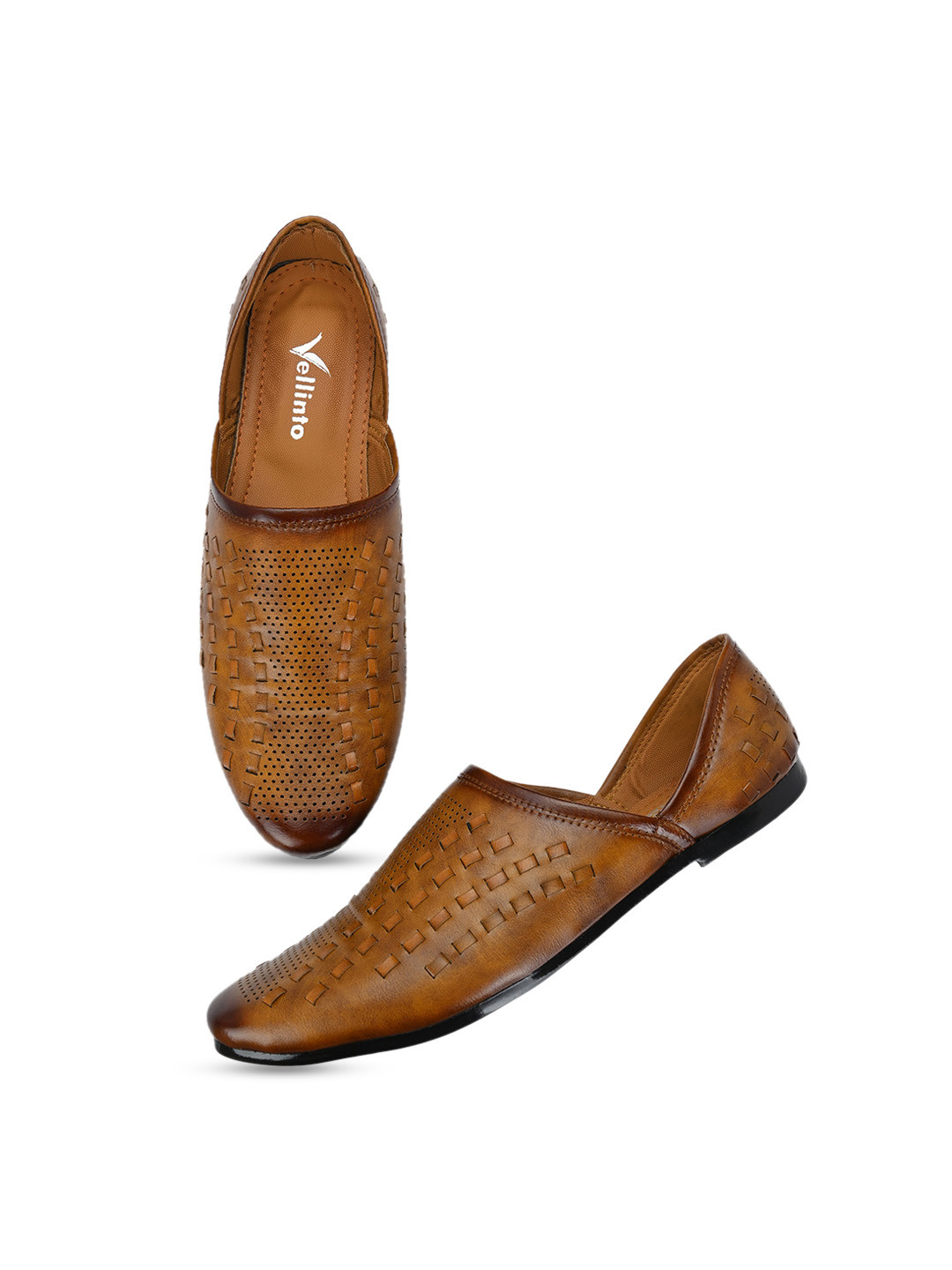 Vellinto Men Mars Textured Lightweight Mojaris