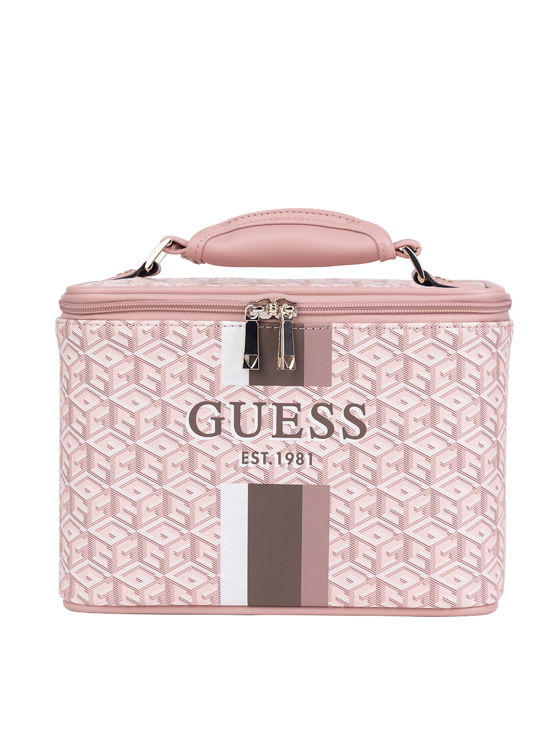 GUESS Women Brand Logo Printed Vanity Bag