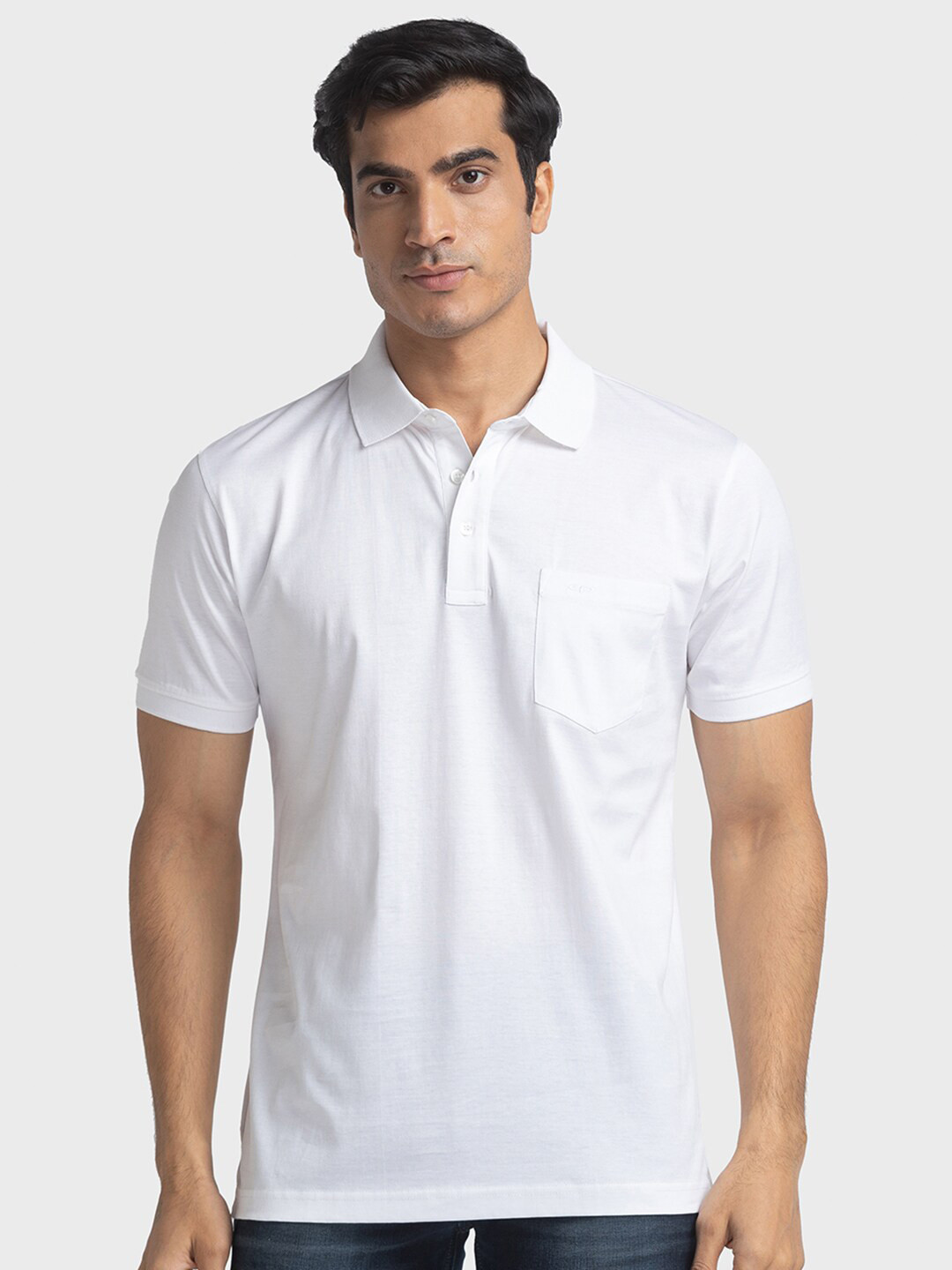 ColorPlus Polo Collar Tailored Fit Cotton T-shirt