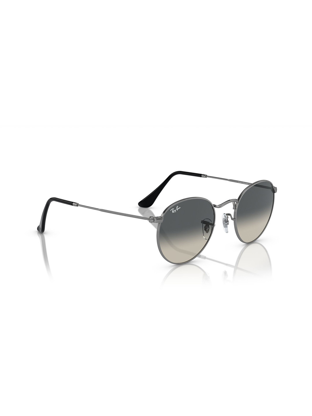 RAY-BAN Men Gradient Grey Lens Round Sunglasses - 0RB3447I004/7150