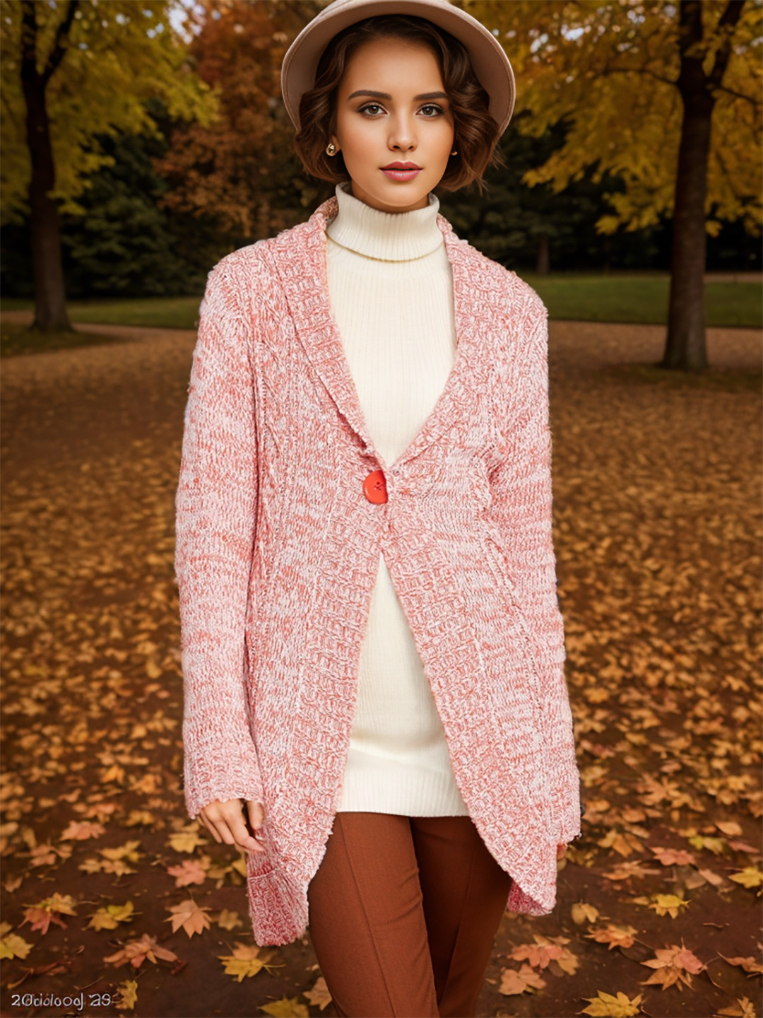 RARE Self Design Longline Wool Open Front Shrug