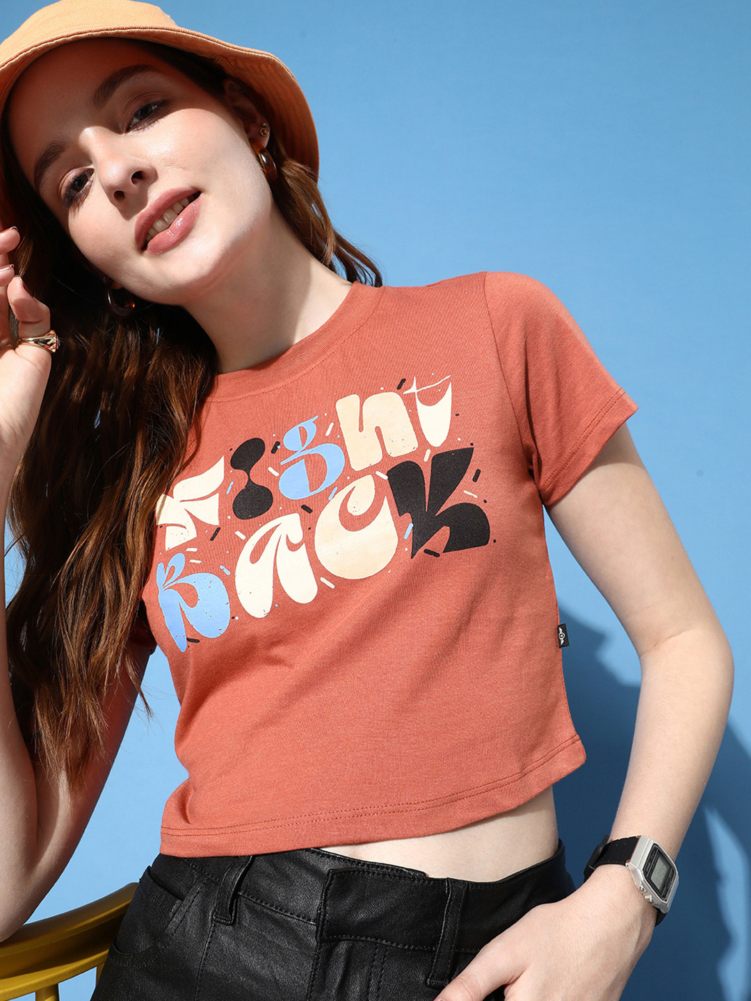 The Roadster Life Co. Typography Printed Slim Perfect Fit T-shirt