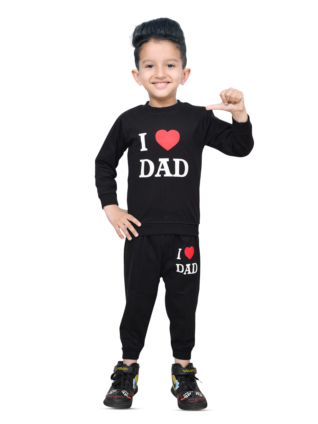 Pankhu Kids Printed T-shirt with Pyjamas