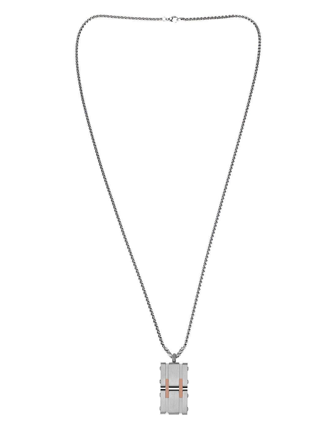 Daniel Klein Silver Pendant With Chain