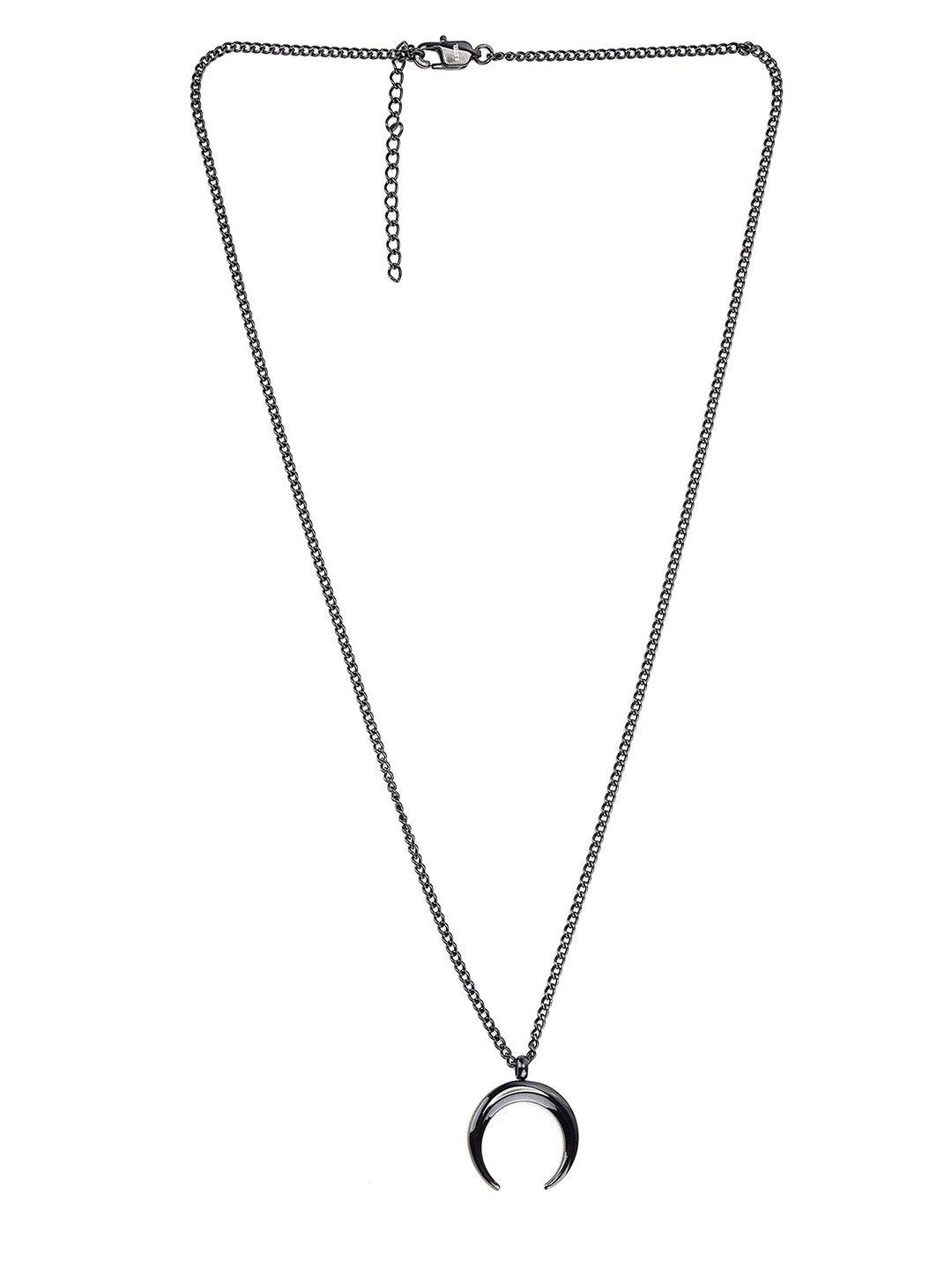 Daniel Klein Black Stainless Steel Pendant