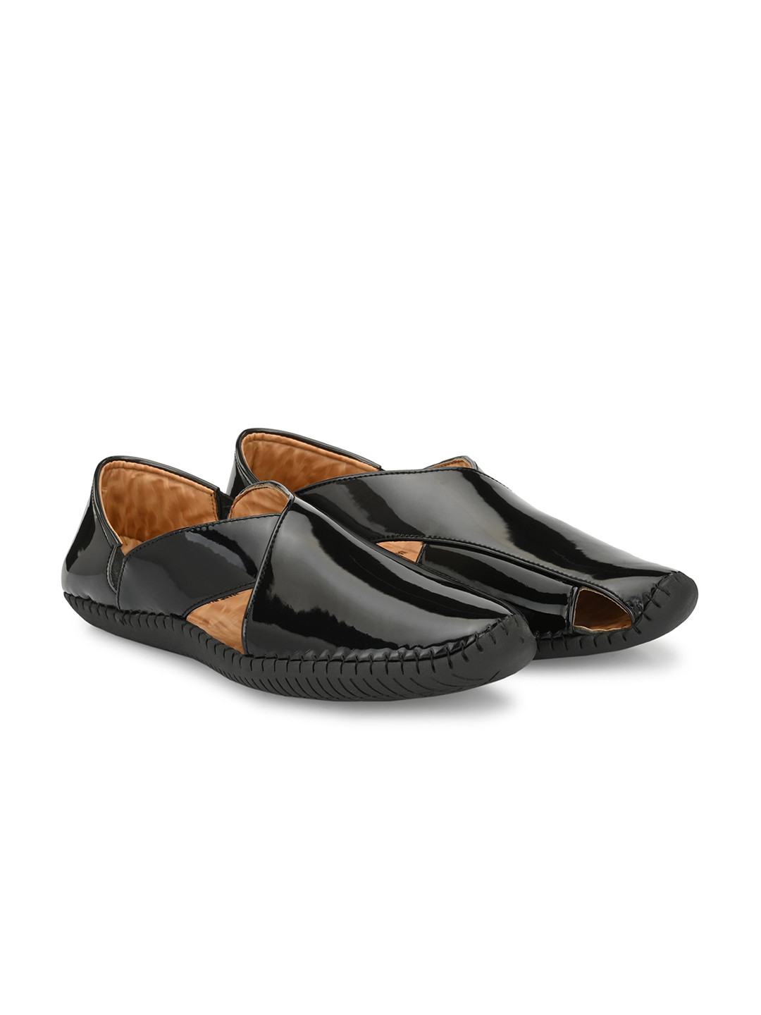 Vellinto Men Classy Lightweight Mojaris With Laser Cuts
