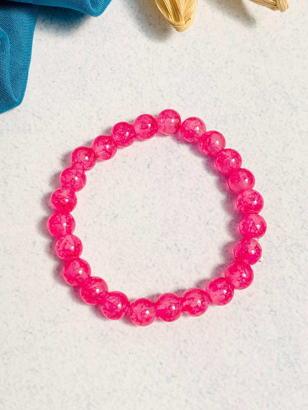 ABDESIGNS Women Elasticated Beads Bracelet