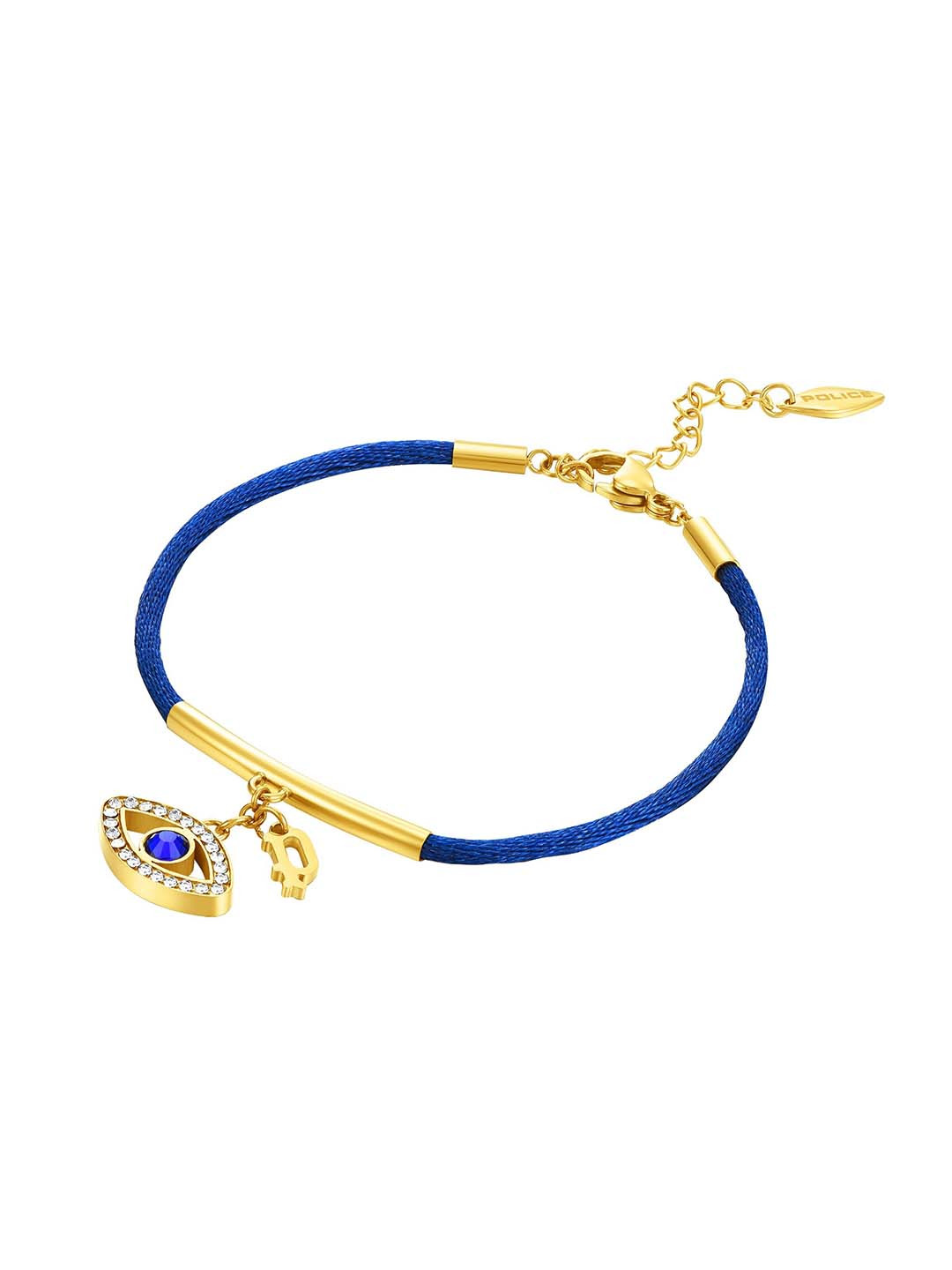 Police Stainless Steel Charm Bracelet