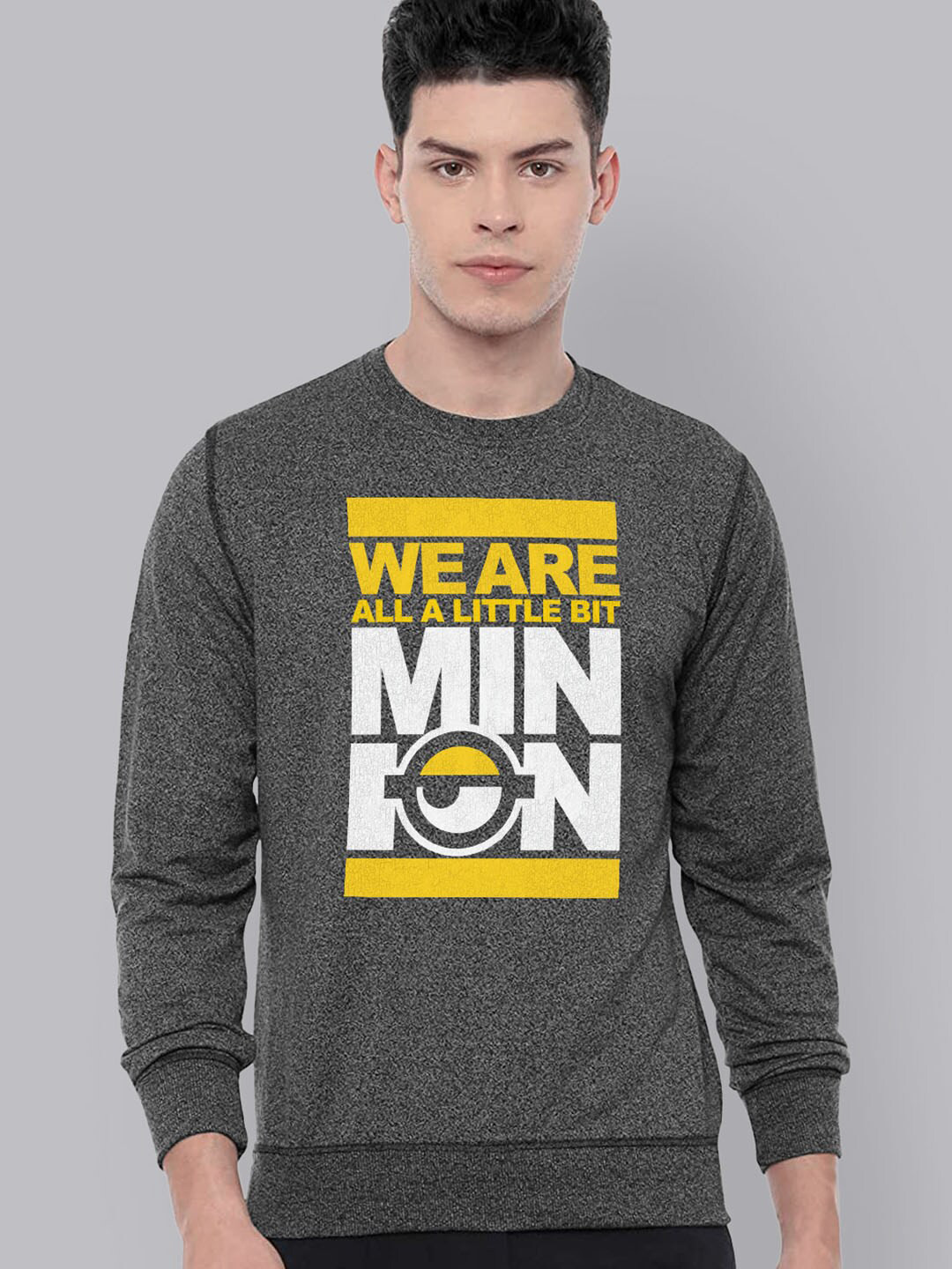 Free Authority Minions Printed Pullover