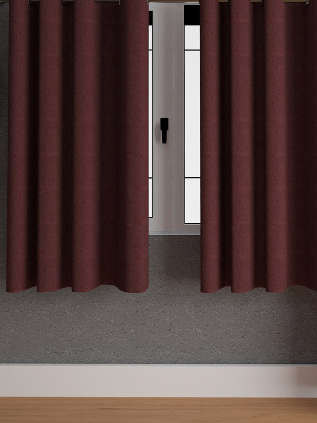 Urban Magic Purple Window Curtain