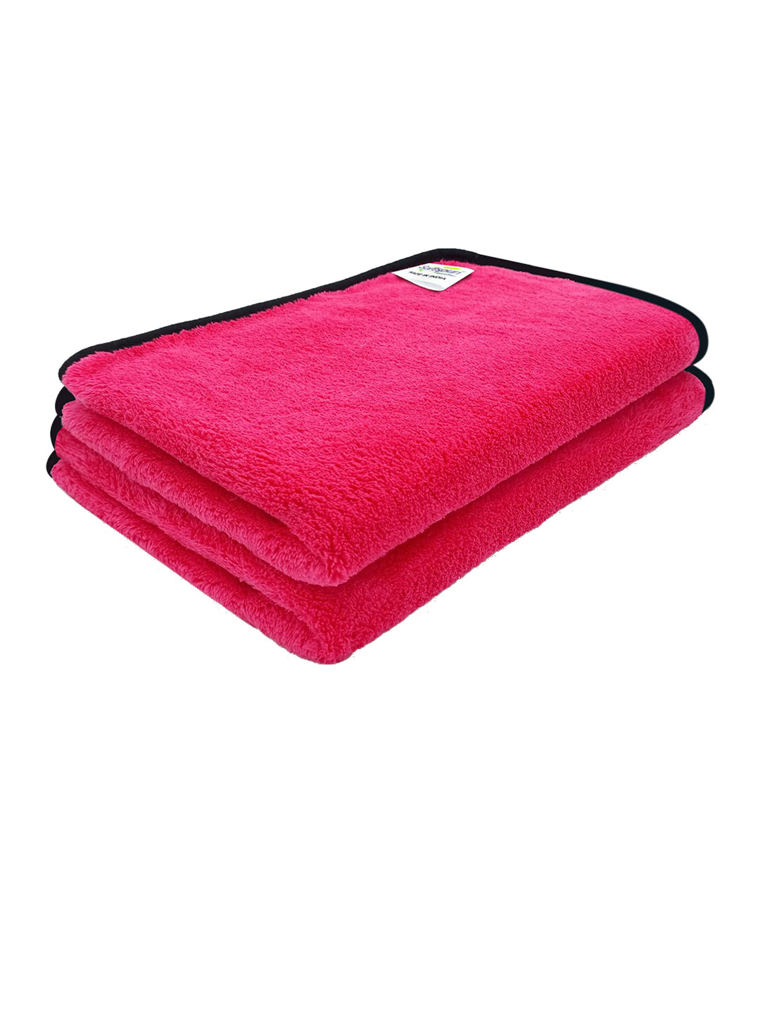 Softspun Microfiber 2 Pieces Pink 280 GSM Microfiber Super Soft Face Towels