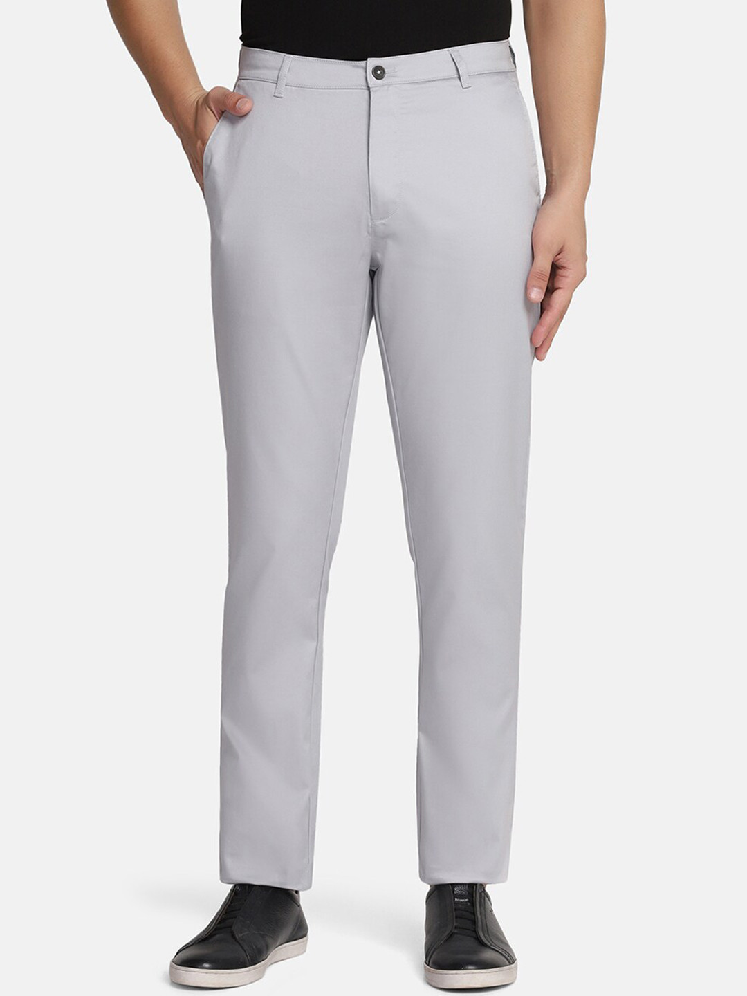 Blackberrys Men Slim Fit Temp Tech Casual Trousers