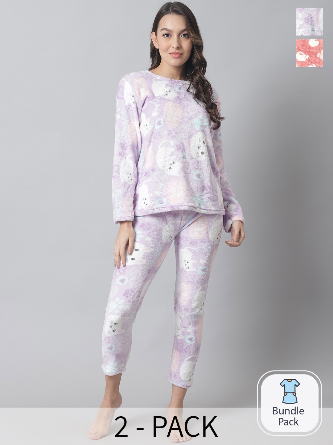 Buy online Pink Solid Ankle Length Pajama from sleepwear for Women by Tag 7  for ₹800 at 60% off