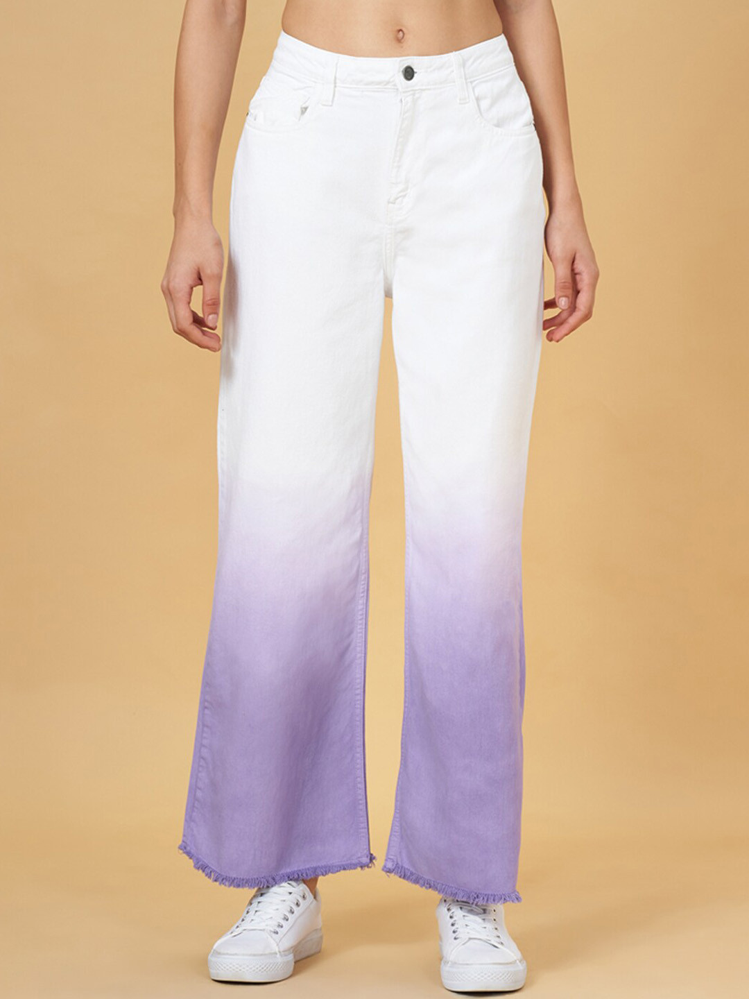 YU by Pantaloons Women Ombre Mid-Rise Clean Look Stretchable Jeans